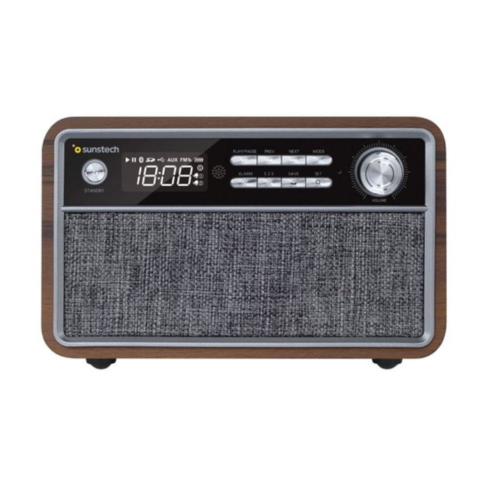 SUNSTECH Radio Retro RPBT500 Madera